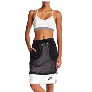 Nike mesh overlay skirt